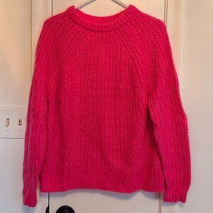 A New Day Target Hot Pink Knit Sweater Large